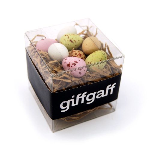 branded (giffgaff) mini eggs | Bite My Brand