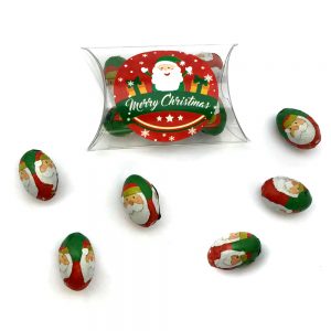 festive pillow box small santa